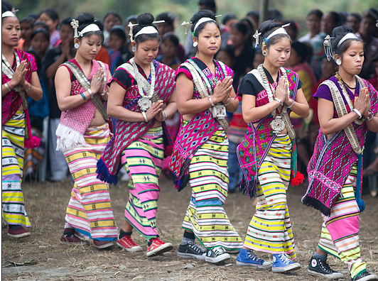 Bihu Dance Costumes - Bihu Traditional Dance, Bihu Classical Dance